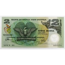 PAPUA NEW GUINEA 1991 . TWO 2 KINA BANKNOTE